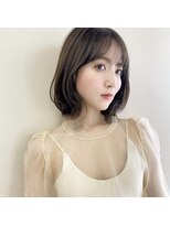 韓国くびれヘア大人ボブ