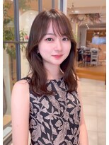 ルエ(rue) 大人可愛い顔まわりレイヤーロング☆