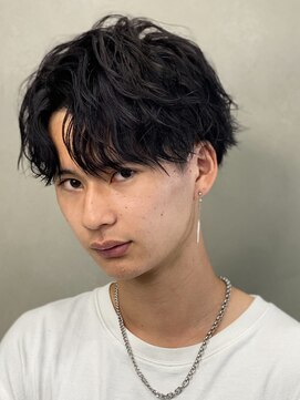 エルマーク(L-MARK) ニュアンスパーマセンターパートサイドパート韓国カルマパーマ