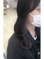 ラプトヘア(Rapt．HAIR)&nbsp;ダークグレー×ホワイトグレージュ