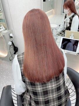 ロンド マーレ 天神大名店(Lond mare) イメチェン/チェリーブラウン/フェミニン/ダークアッシュ/束感