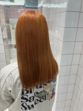 ロンドルーチェ 心斎橋(Lond luce) ダークアッシュ/ミディアムレイヤーカット［髪質改善/縮毛矯正］