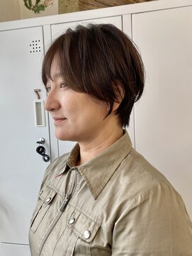 ヘアアンドメイク スタジオ ミムロ(HAIR&MAKE STUDIO MIMURO) 大人かわいいショートマッシュ