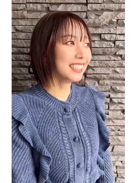 ハイバレーヘアーメゾン(HIGH VALLEY HAIRMAISON) ショートボブぱっつんボブ顔周りカット外ハネボブミニボブ