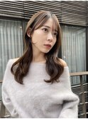 大人くびれヘアー/ベージュカラー/【野呂朱里】