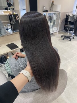 ルアナ 梅田店(Luana) 【HARUKA】ダークラベンダー×サラ艶ストレート