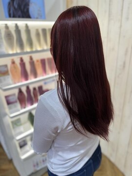 エスポワール 北習志野店(ESPOIR) モテ髪 暗めレッドカラー