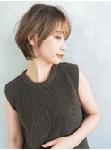 【お手入れ簡単♪】ふんわりショートボブ