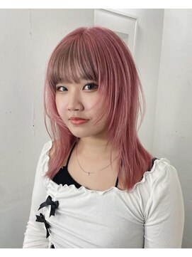 レコ 渋谷(LECO) ピンクベージュのブラウンカラー