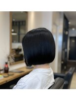 テイラー(TAILOR)&nbsp;あごラインボブ大人ボブ鉄板ボブ黒髪シンプルボブ定番