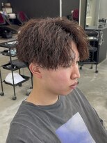 ルアン 大分駅店(ruen)&nbsp;大分 府内 メンズカット ツイストスパイラルパーマ 中村友哉