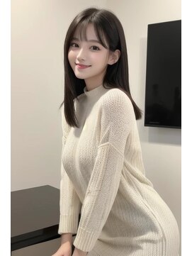 ランデブー 大宮(Rende-Zvous) 黒髪/ボブルフ/ネビージュ/小顔/ワンレン/大宮/髪質改善/前髪