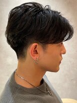 カインド 南青山(hair&make up KIND) 刈り上げセンターパートニュアンスデザイン刈り上げショート