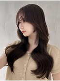 女神レイヤーカット×大人ブラウン