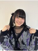 ツイン巻き髪×レイヤー