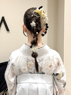 卒業式ヘア／和装／袴