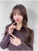 くびれ巻き表参道/青山/韓国/韓国ヘア/韓国風/縮毛矯正髪質改善
