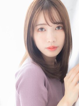 ローレン(LOREN) 20代30代40代小顔似合わせレイヤーカット/艶髪ラベンダーカラー