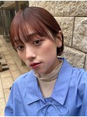 20代30代大人可愛いエアリーボブラベンダーベージュ透明感