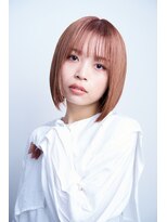 ユニックス ららぽーと湘南平塚店(UNIX)&nbsp;【韓国風】ワンホンボブ×ピンクベージュ（ブリーチあり）