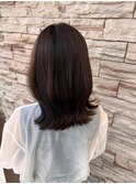 大人可愛いナチュラルくびれミディアムオリーブカラー