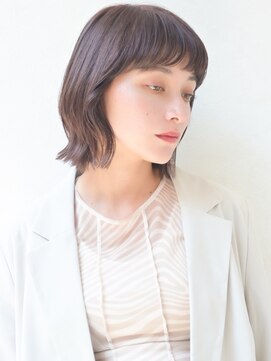 アイニティ(Inity) [Inity]アッシュブラック×くびれボブ[髪質改善/心斎橋/縮毛矯正