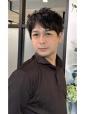 ラフなショート/メンズ/大人男性