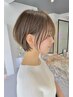 【人気No.1＊垢抜けショート】小顔カット+透明感カラー￥15000→￥12500