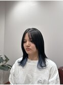 髪質改善インナーブリーチオンカラー10代20代30代冬カラー透明感