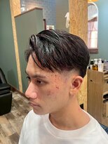 スタンドバーバー 柏(STAND BARBER)&nbsp;MEN’S HAIR/サーフカール/刈り上げセンターパート/柏