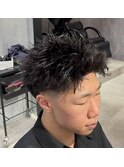 スパイキーピンパーマ
