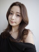 ヌヌ 渋谷 原宿 明治神宮前(nunu)&nbsp;レイヤーカットトリートメントブリーチなしカラーグレージュ