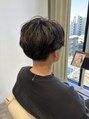 ガーデンテラスサロン 流山おおたかの森(GardenTerracesalon) メンズマッシュ、センターパート、パーマ【完全個室サロン】