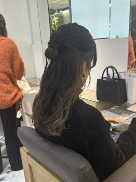ルディー バイ ヘアーポケット(rudii by HAIR POCKET) かちもりハーフアップstyle