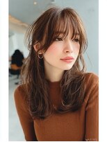 ダル 渋谷/表参道(DAL.)&nbsp;顔周りカットハッシュカットダークブラウンワンホンレイヤー韓国