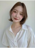 20代30代40代外国人風レイヤーボブ前髪パーマ