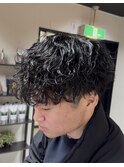 博多メンズシャドウパーマ