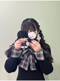 編み込みツインテール！