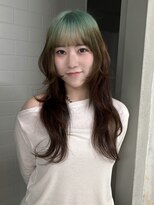 ロジ(loji) pale green×chocolate brown