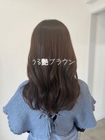 サロン(SALON)&nbsp;ナチュラルマットブラウン×ロングレイヤー