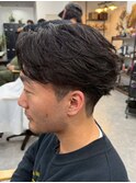 宇都宮メンズカットメンズパーマツイスパ波巻きスパイラルパーマ