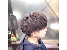 ☆シャドウパーマ☆無造作な動きで、立体感を演出☆メンズパーマ/シャドウパーマ/パーマ専門サロン
