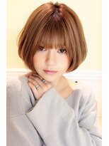 レウナ 外苑前(Reuna)&nbsp;ひし形ボブで大人可愛い　黒髪でも可愛く決まる