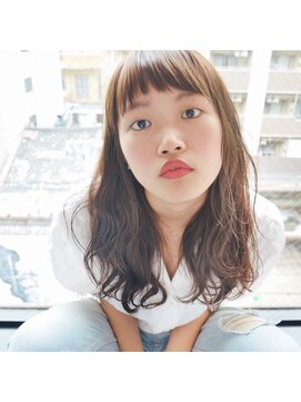 スケッチ(sketcH) 【sketcH.】こなれ感のあるオシャレなアシンメトリーバングヘア