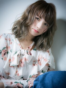 カバーヘア ブリス 戸田公園西口店(COVER HAIR bliss) *bliss戸田公園*抜け感演出…無造作カールの小顔ラフミディｘ