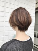 女性らしくおしゃれに/ブランジュ/丸みショート