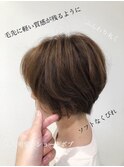大人可愛いショートボブ