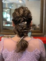 1+ アンプリュス(Unplus)&nbsp;パーティ編み込みダウンスタイル/市川/市川駅北口/市川真間