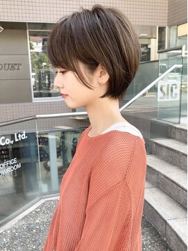 アンド ストーリーズ(&STORIES) 耳掛けショート/大人可愛い/ショートボブ/ハンサムショート/江角