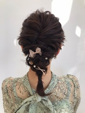 ヘアーアンドスパ フェリーチェ ミチ 野田屋町店(HAIR&SPA felice MICHI) 【feliceMICHI山口智也】結婚式ヘアアレンジ